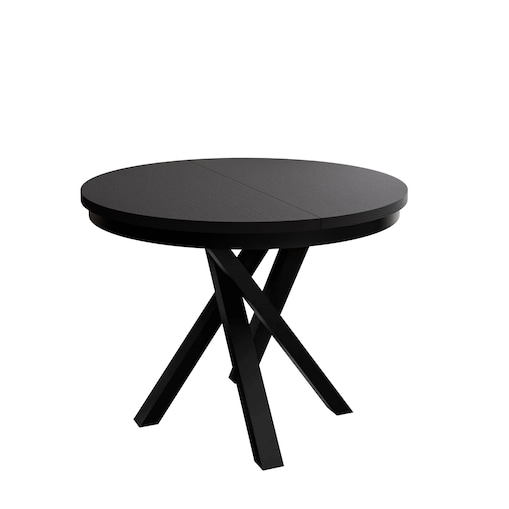 Rozkładany stół LUMI, czarny