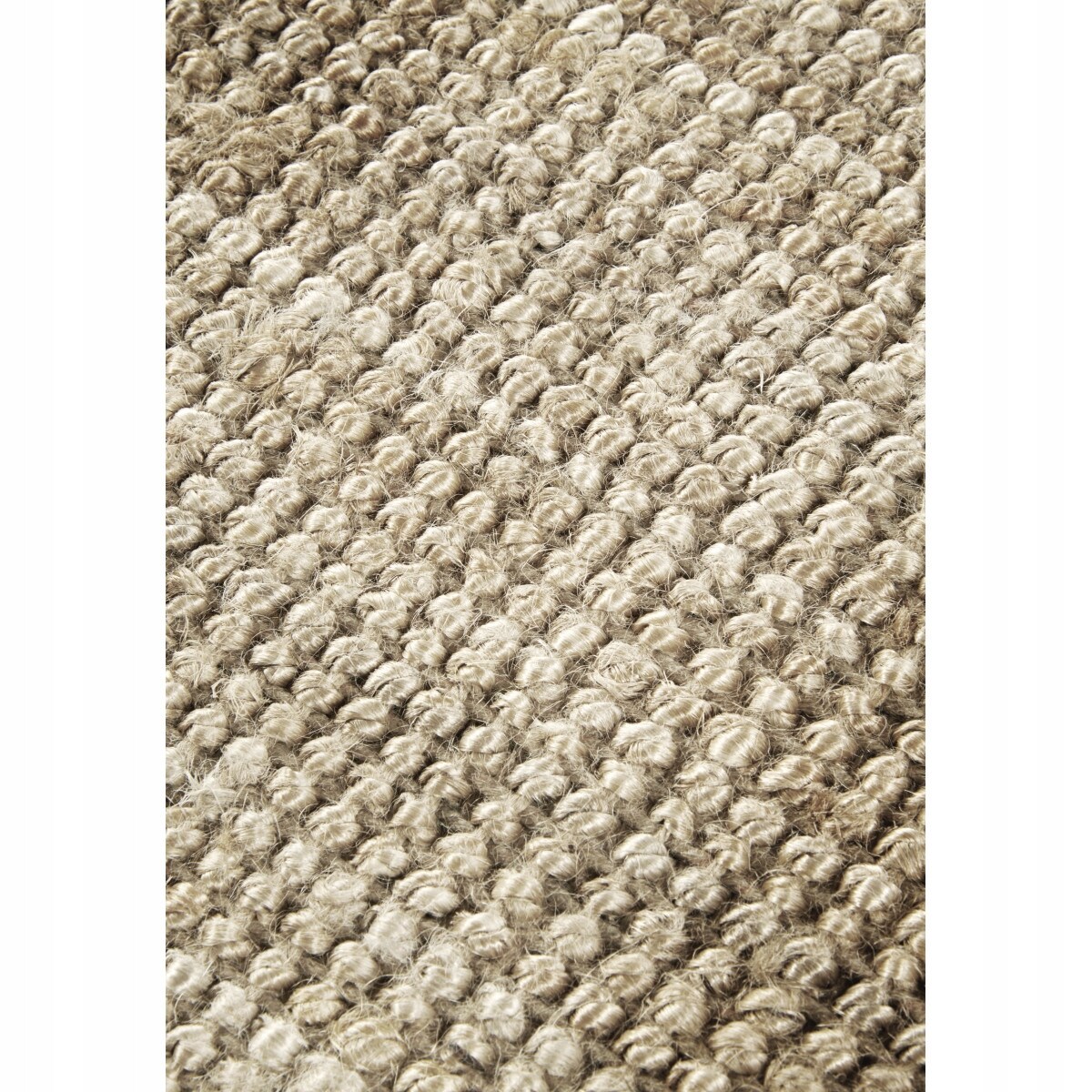 Dywan jutowy do salonu 120x170cm, naturalny kremowy dywan z juty