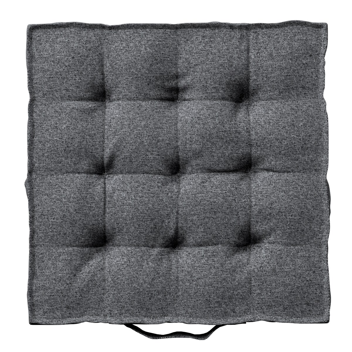 Poduszka na krzesło Kuba, ciemno szary melanż, 40 x 40 x 6 cm, Amsterdam