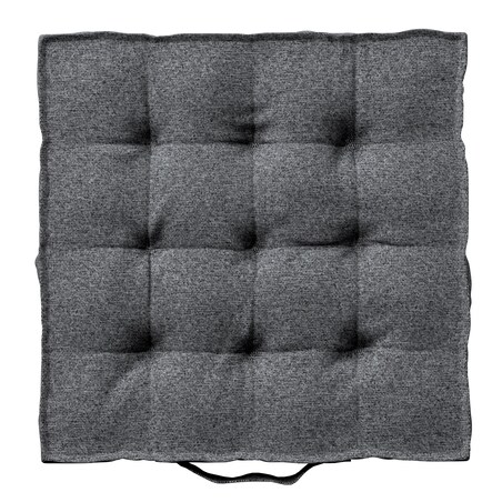 Poduszka na krzesło Kuba, ciemno szary melanż, 40 x 40 x 6 cm, Amsterdam