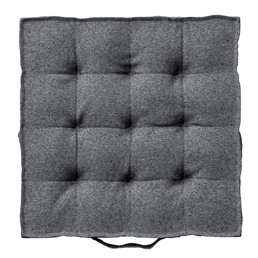 Poduszka na krzesło Kuba, ciemno szary melanż, 40 x 40 x 6 cm, Amsterdam