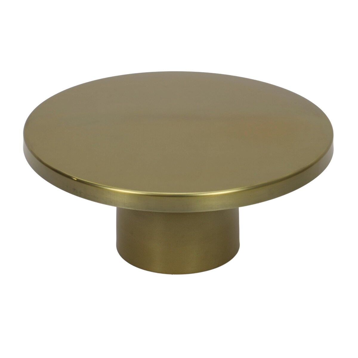 Patera na ciasto na nodze ZACE, złota, Ø 30 cm