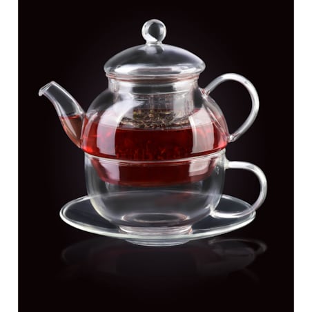 PETER Tea for one dzbanek z filiżanką 350ml/420ml 13,5x18xh15cm