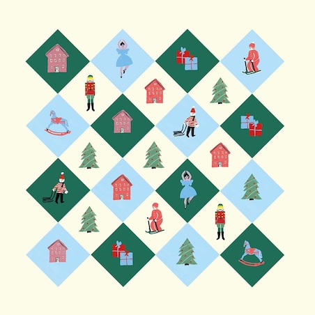 Serwetki świąteczne - Retro święta (2 szt.)