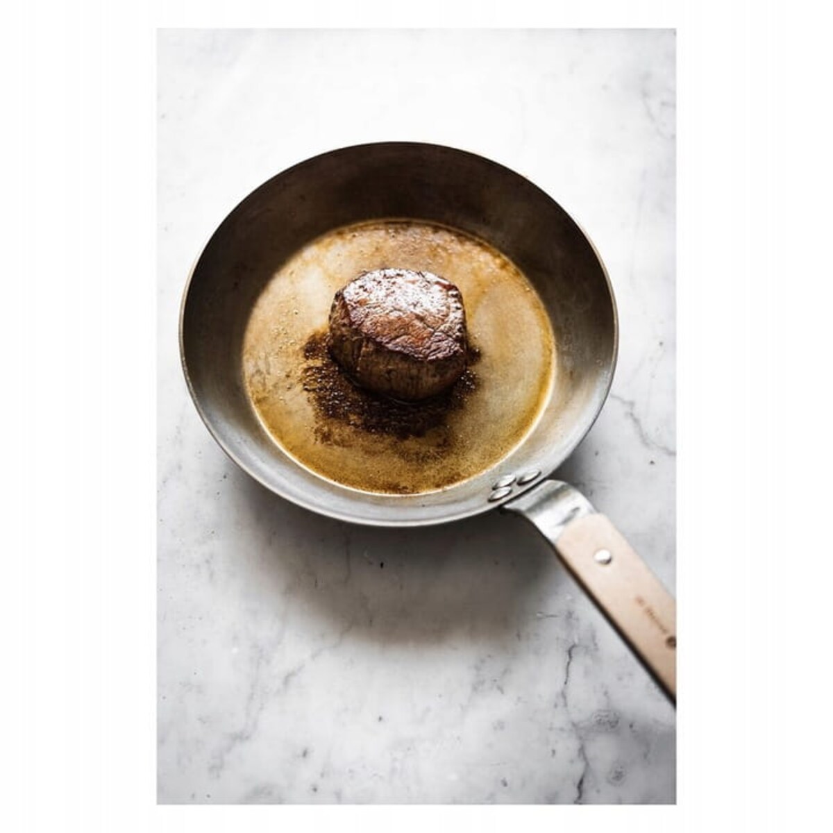 Patelnia Indukcja Stalowa de Buyer MINERAL B BOIS 20 cm