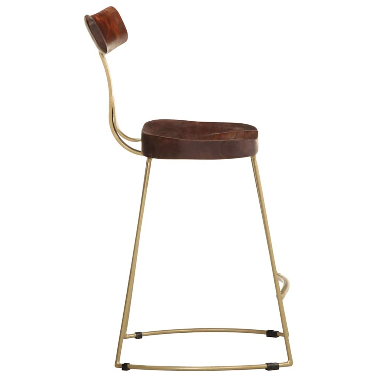 vidaXL Hokery barowe 2 szt. 49x43x79 cm Drewno lite Mango