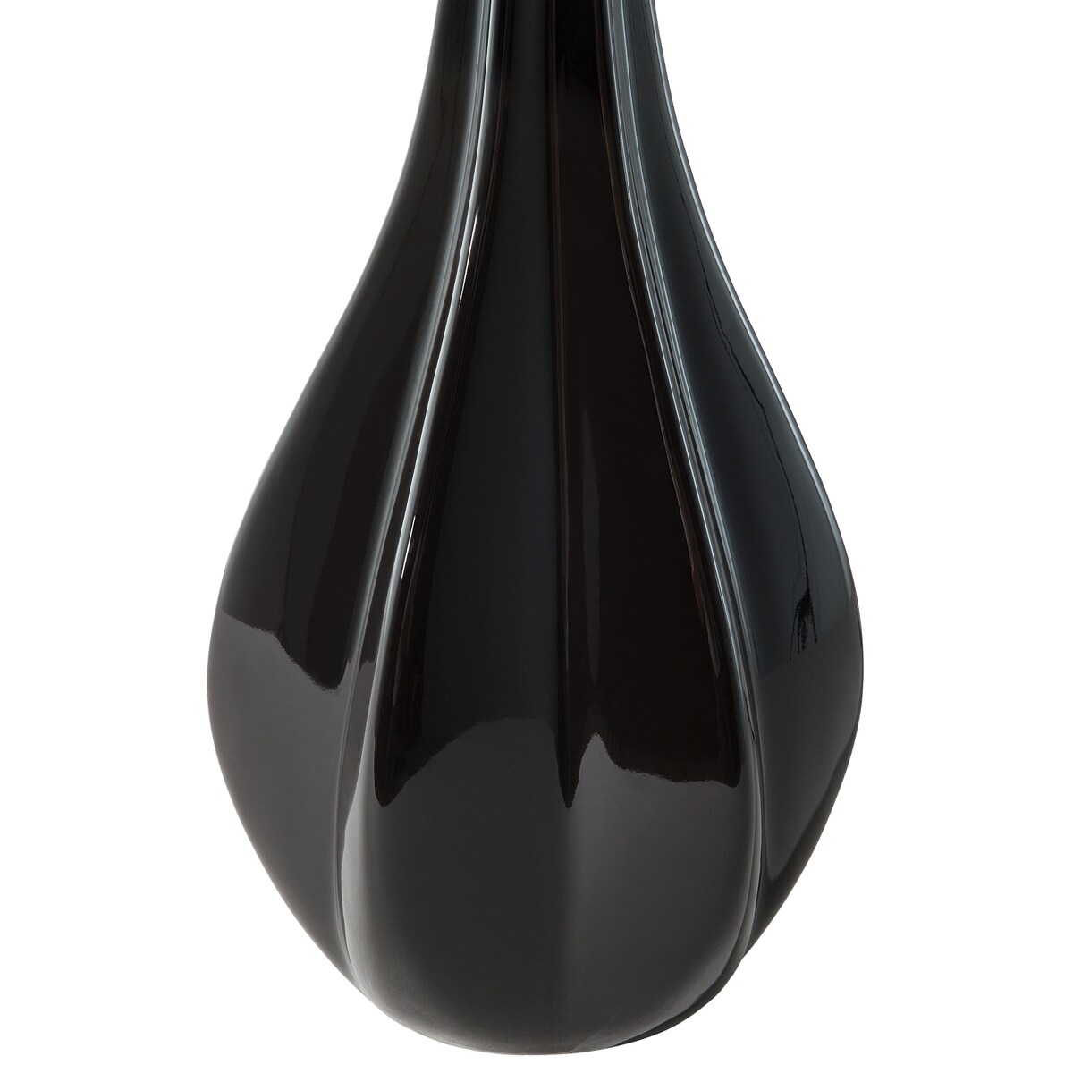 Lampa stołowa SANTEE Porcelana Czarny