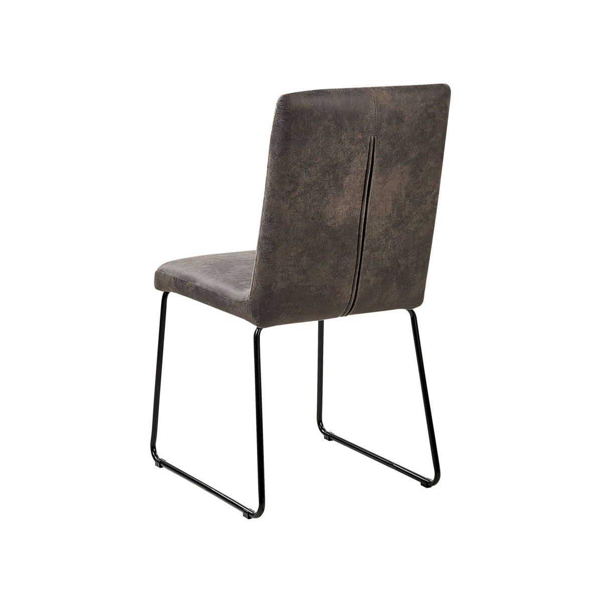 Zestaw 2 krzeseł do jadalni szary NEVADA