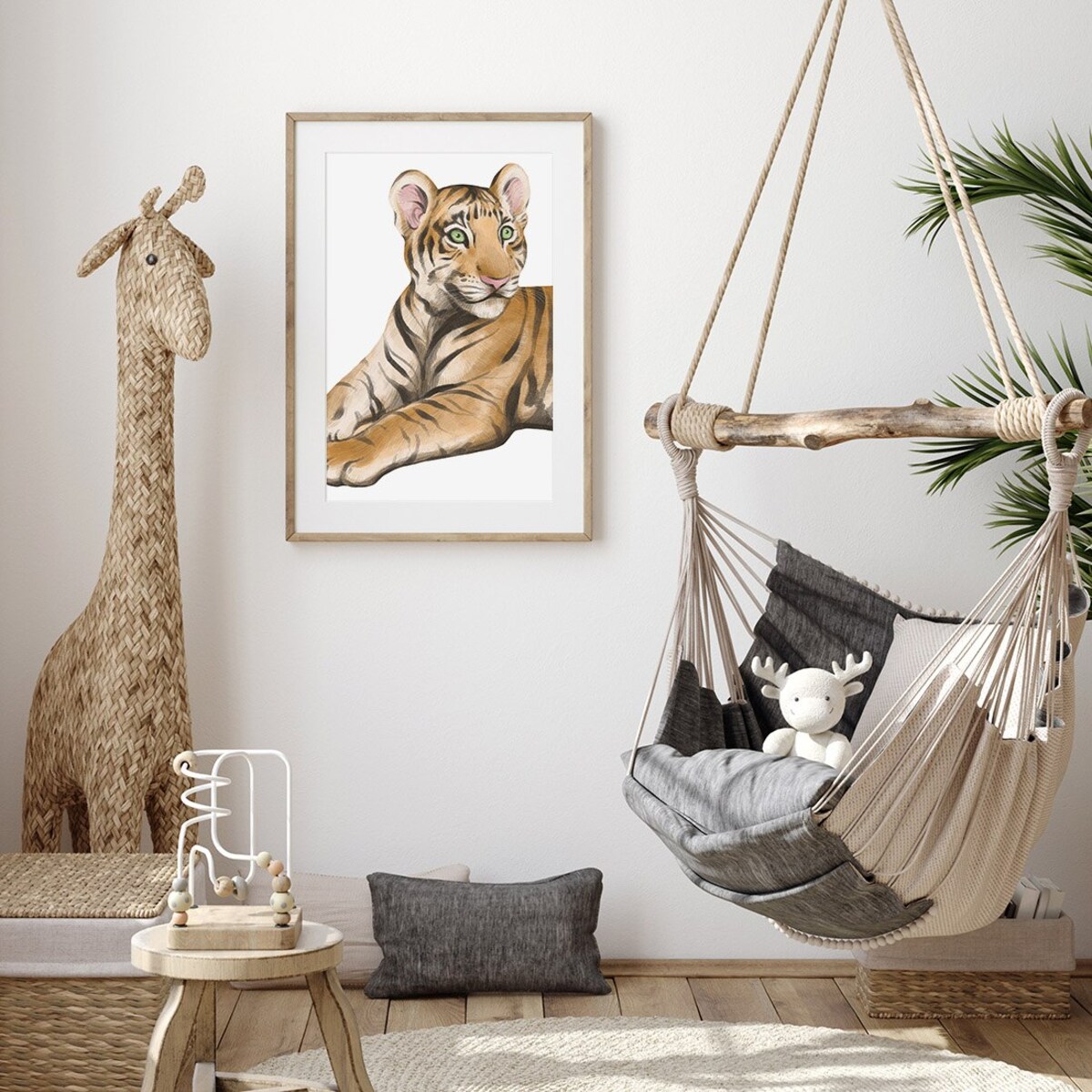 Plakat dla dzieci Tygrys 40x50