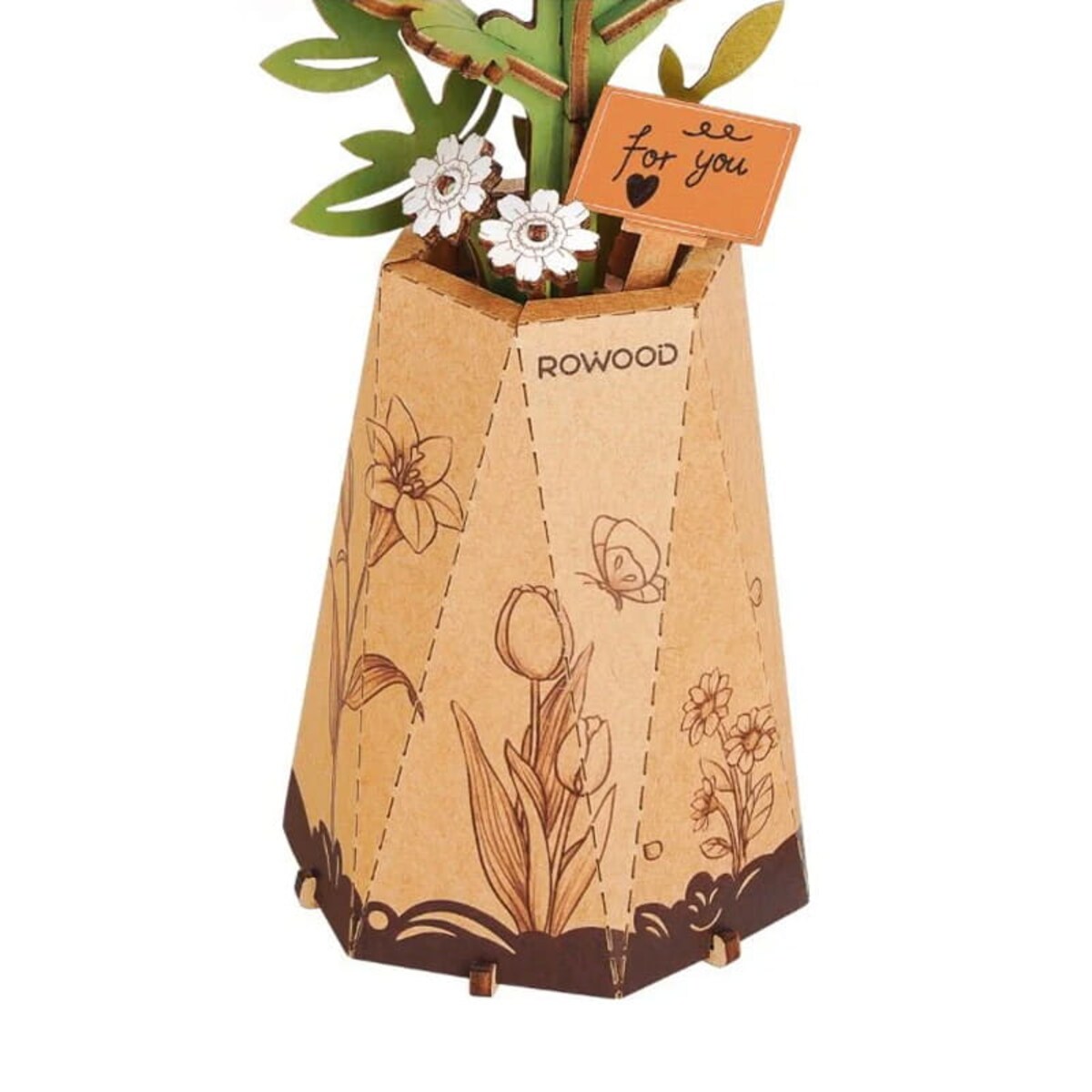 Biały rumianek DIY - kwiaty - Robotime