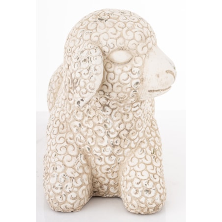 Dekoracja - figurka cementowa OWIECZKA 20,5x32x13 cm leżąca