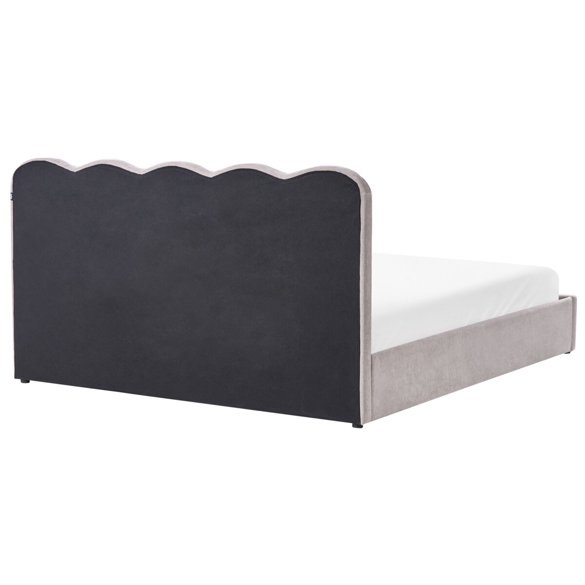 Łóżko z pojemnikiem NANTERRE 180 x 200 cm Beżowoszary