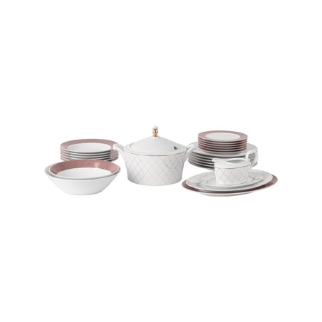 Serwis obiadowy dla 6 osób 25 el. Jenny Mokka H106