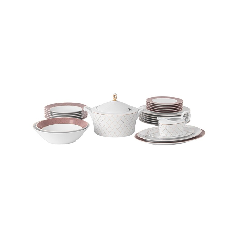 Serwis obiadowy dla 6 osób 25 el. Jenny Mokka H106