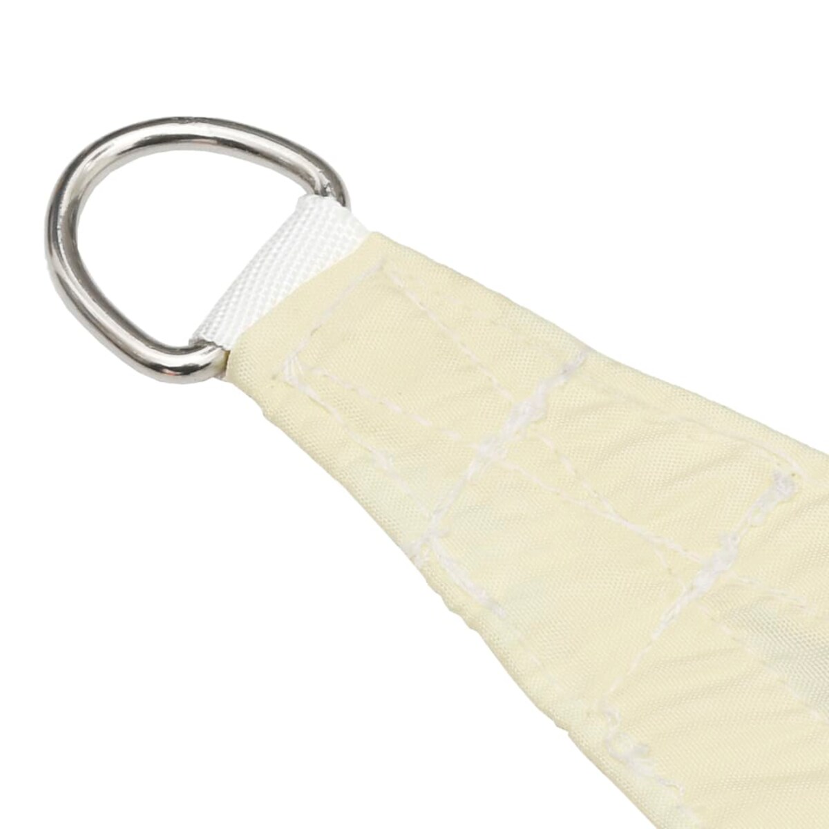 vidaXL Trapezowy żagiel ogrodowy, tkanina Oxford, 4/5x4 m, kremowy