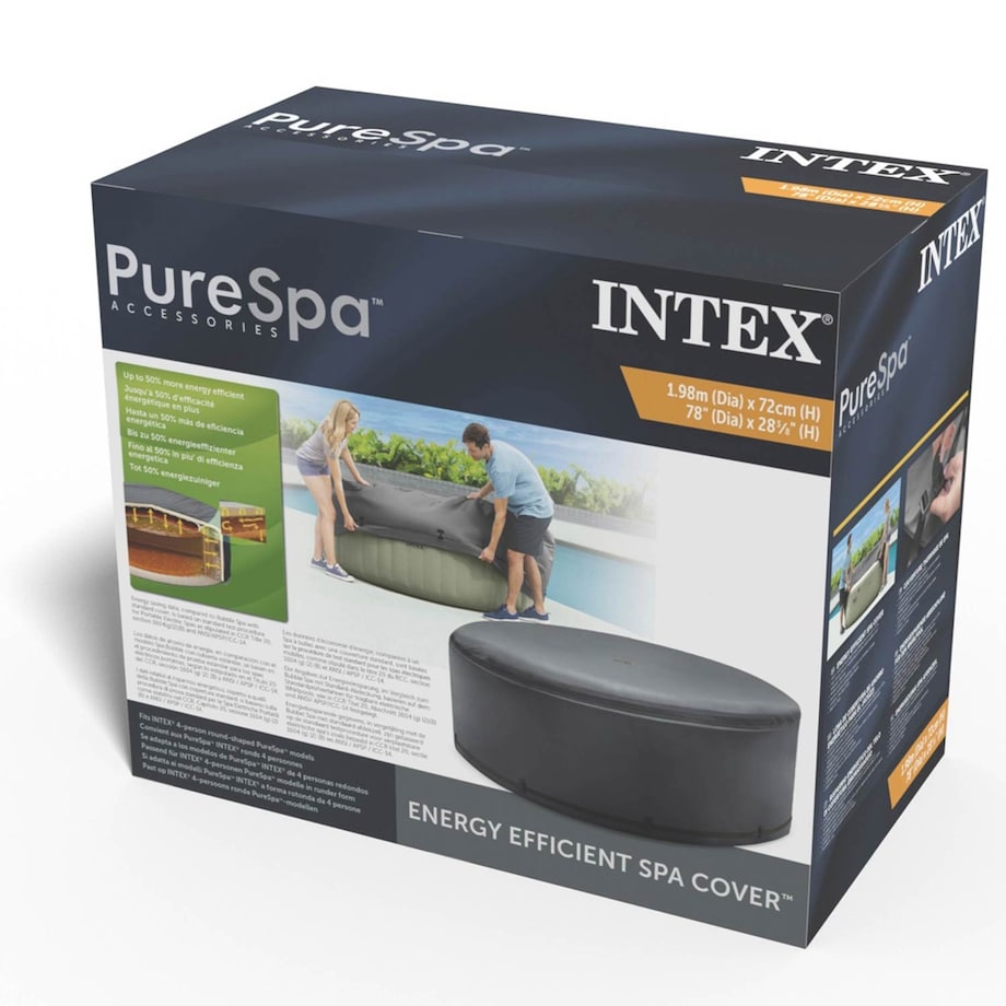 Pokrywa termiczna do SPA Intex 28523 4os. całoroczna okrągła model 2026