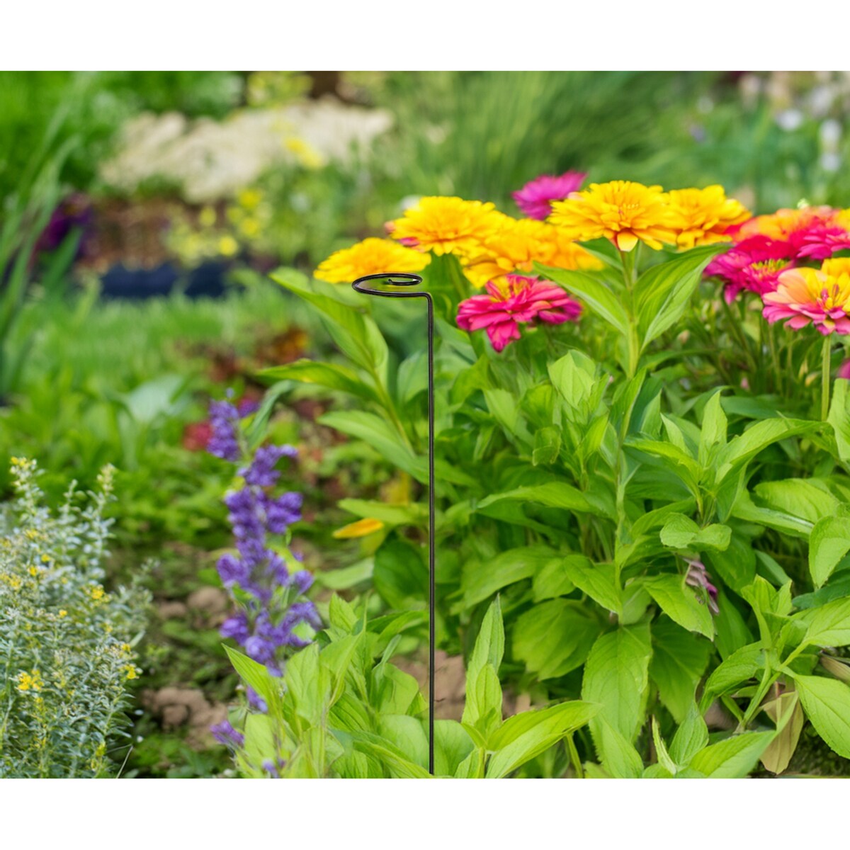 TYCZKA Z HAKIEM UCHWYT DO ZAWIESZENIA LAMPIONÓW OGRODOWA DO OGRODU 60cm