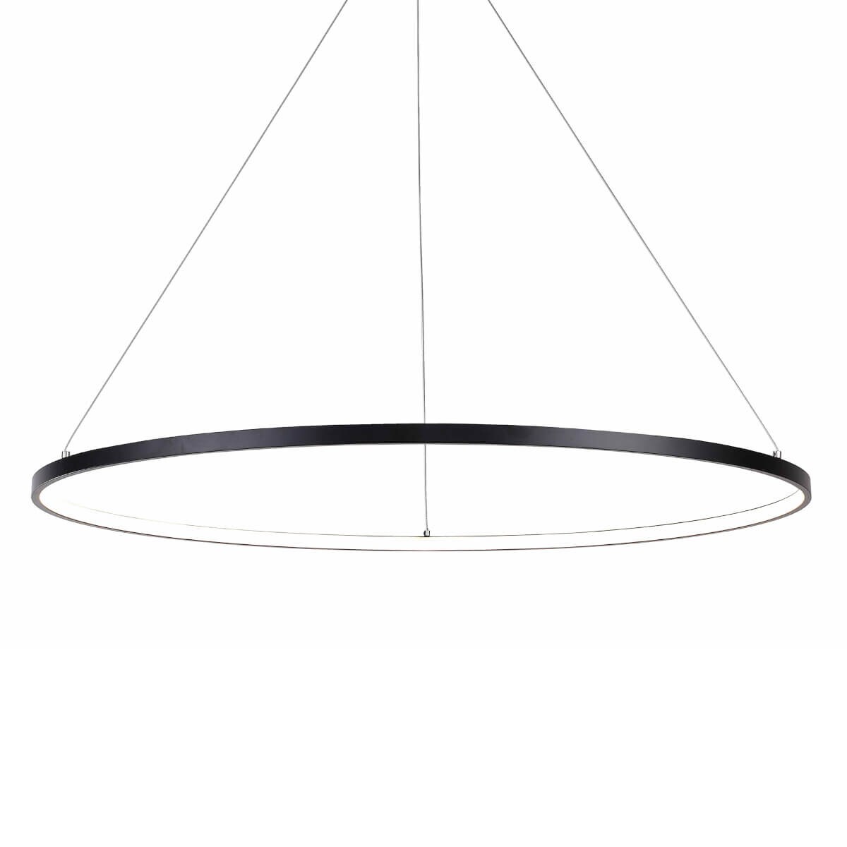 Pierścieniowa wisząca lampa Horik PEN89424-90BK Zumaline LED 40W 3000-6000K czarna