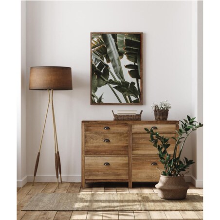 Poster Story, Plakat, Obraz - Liście Bananowca Musa No1, wymiary 50 x 70 cm