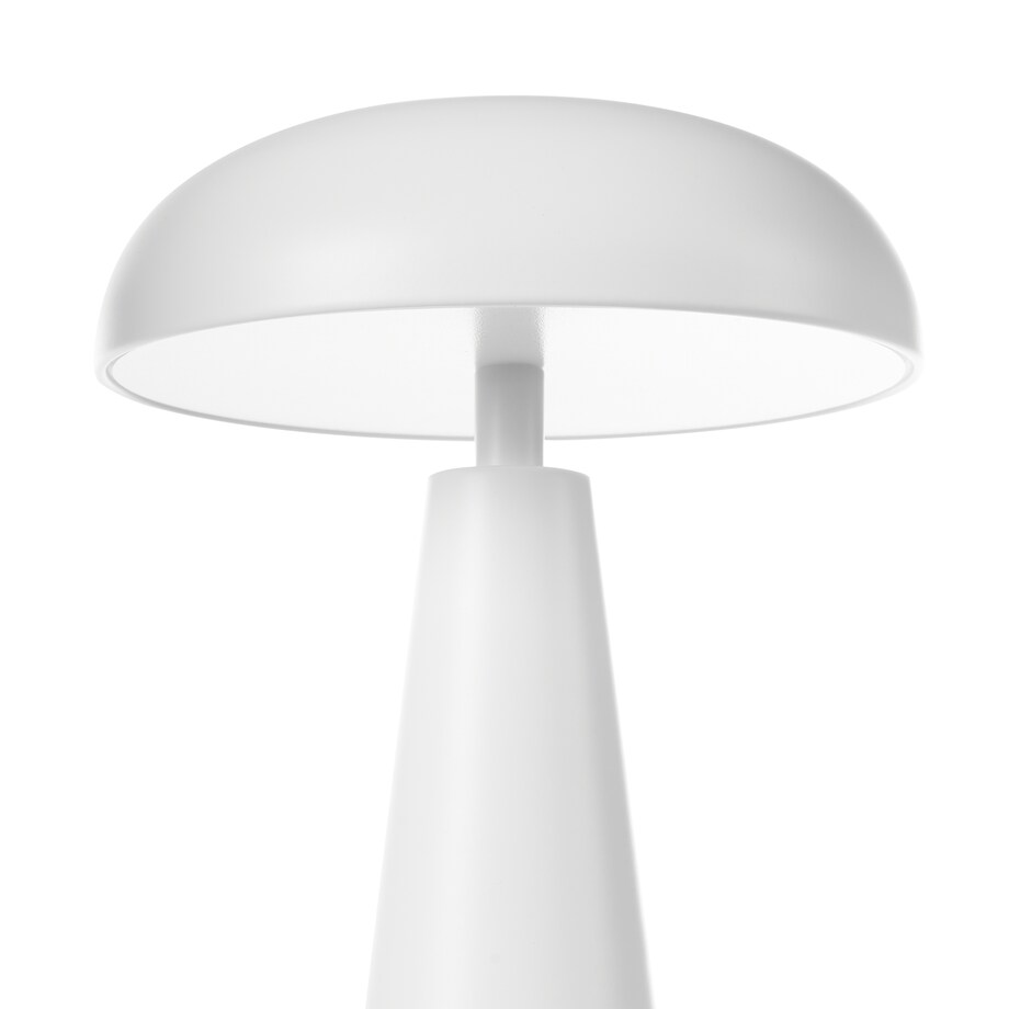 Bezprzewodowa lampa stołowa LED BOCONO Ze ściemniaczem Metal Biały