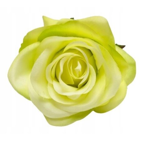 6x RÓŻA SZTUCZNA główka kwiatowa wyrobowa STROIKA ZIELONA ładna kompozycja