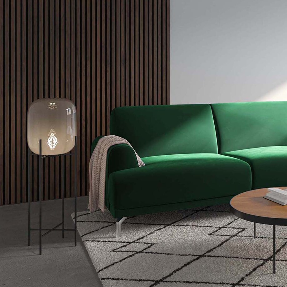 Sofa narożna Puzo - zielona