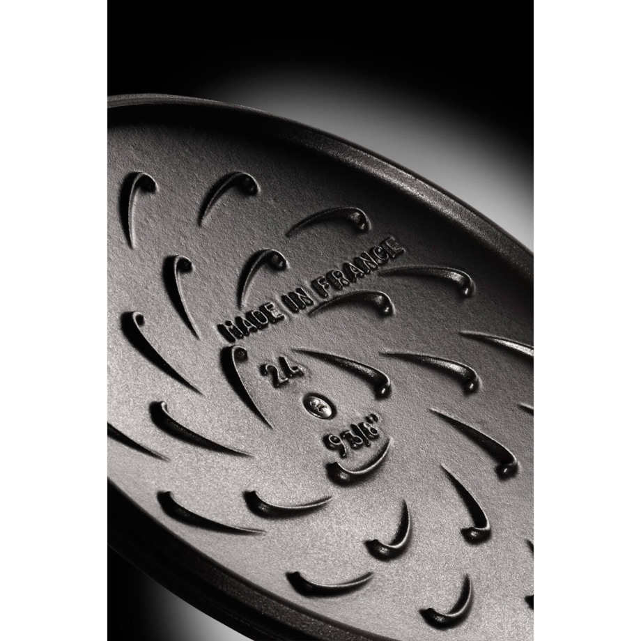 STAUB Żeliwna patelnia do duszenia z pokrywką 24 cm, czarny