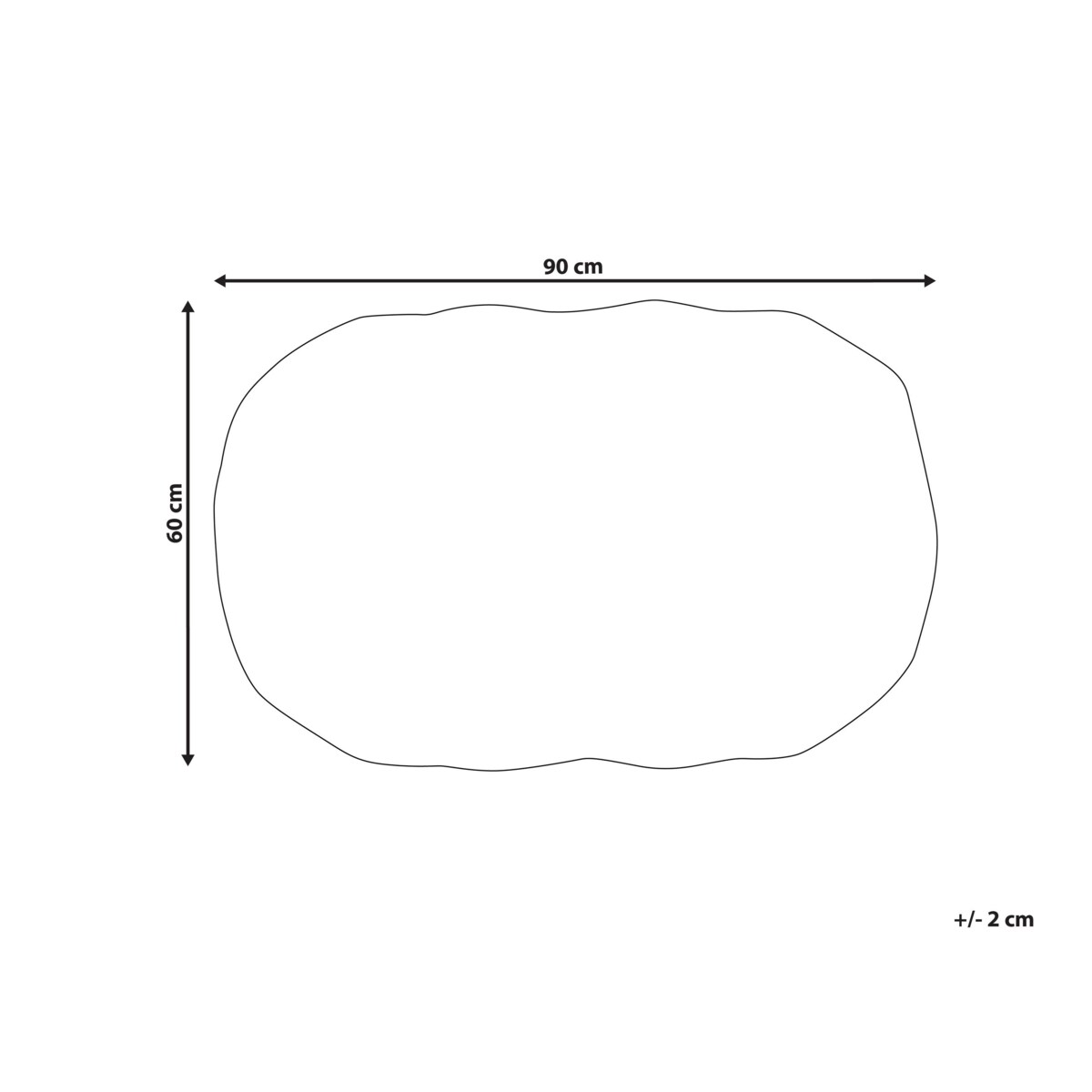 Dywanik łazienkowy bawełniany 60 x 90 cm niebieski DERIK