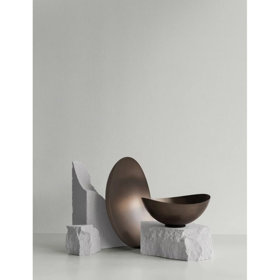 Misa ONDEA, burned metal, płaska, S