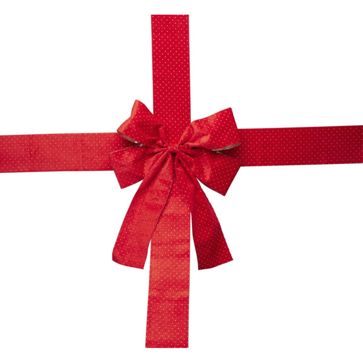 Świąteczna dekoracja na drzwi, kokarda, 33 x 42 cm