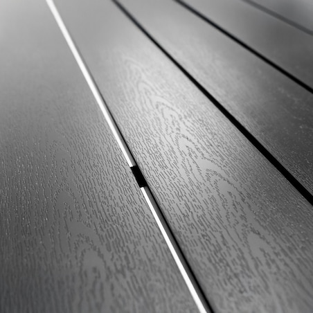 Stół ogrodowy z aluminium czarny