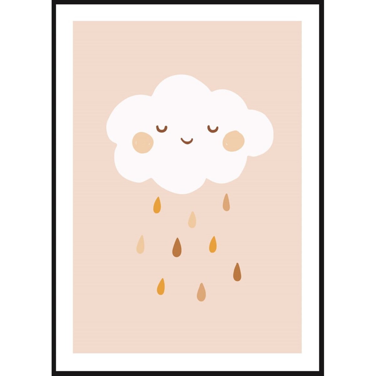 Poster Story, Plakat, Obraz - Radosna Chmurka, wymiary 50 x 70 cm