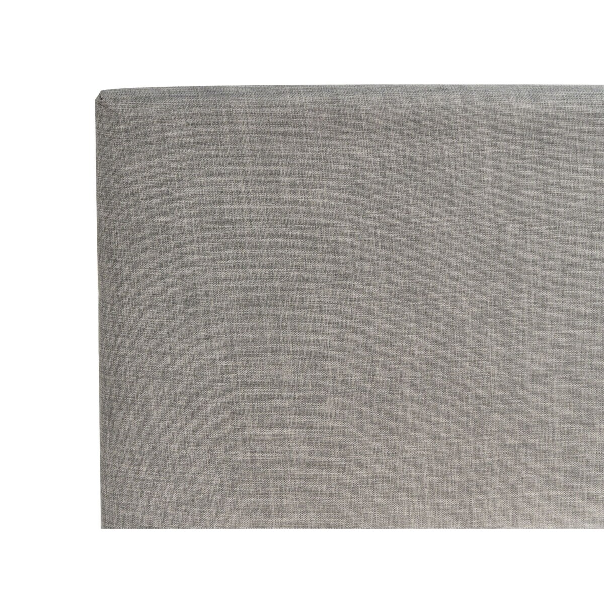 Łóżko tapicerowane 140 x 200 cm jasnoszare FITOU