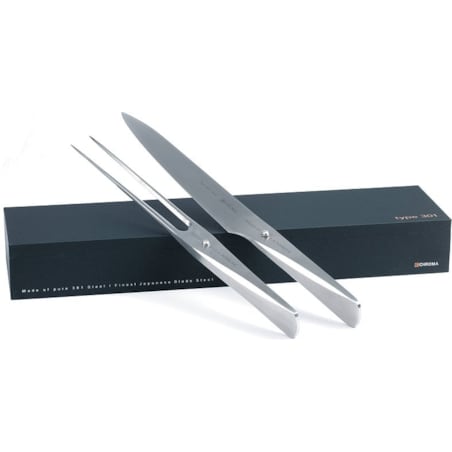 Nóż i widelec do mięs Type 301 w zestawie