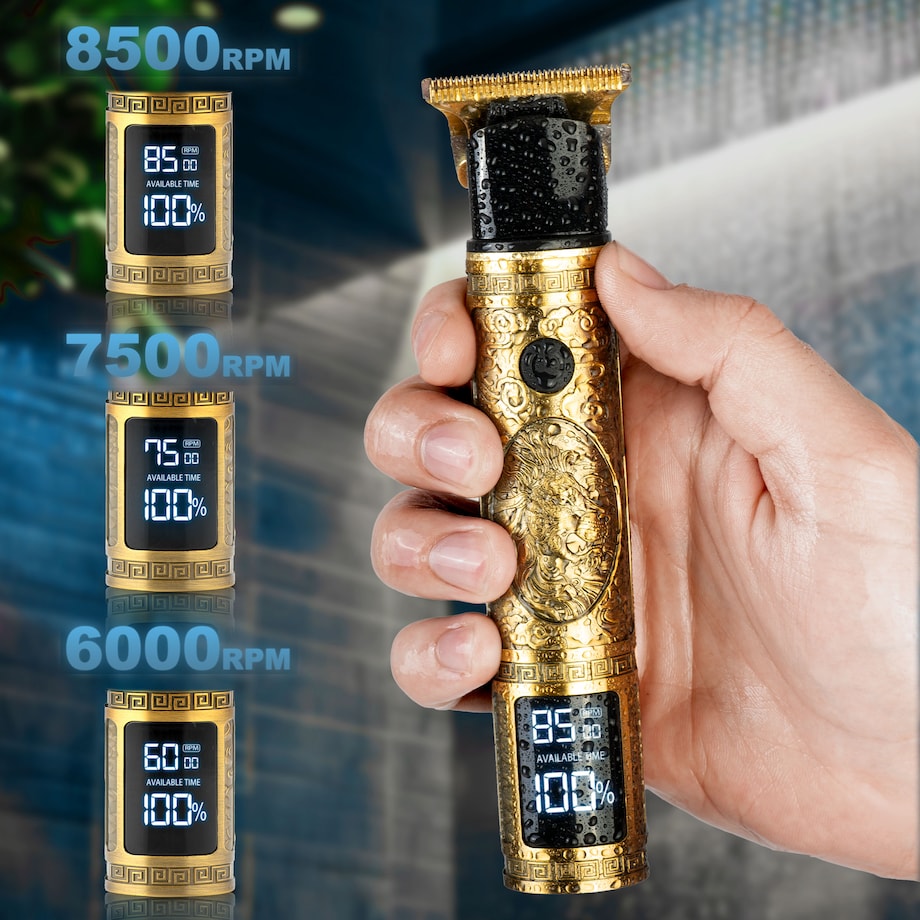 Maszynka do strzyżenia włosów brody Berdsen BD-261 złota Lew