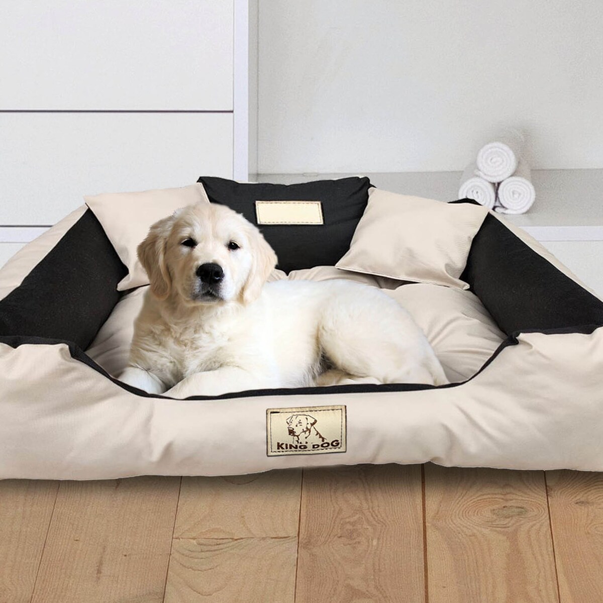Legowisko Dla Psa 55X45 Cm Posłanie Kanapa Z Miejscem Na Imię Wodoodporne