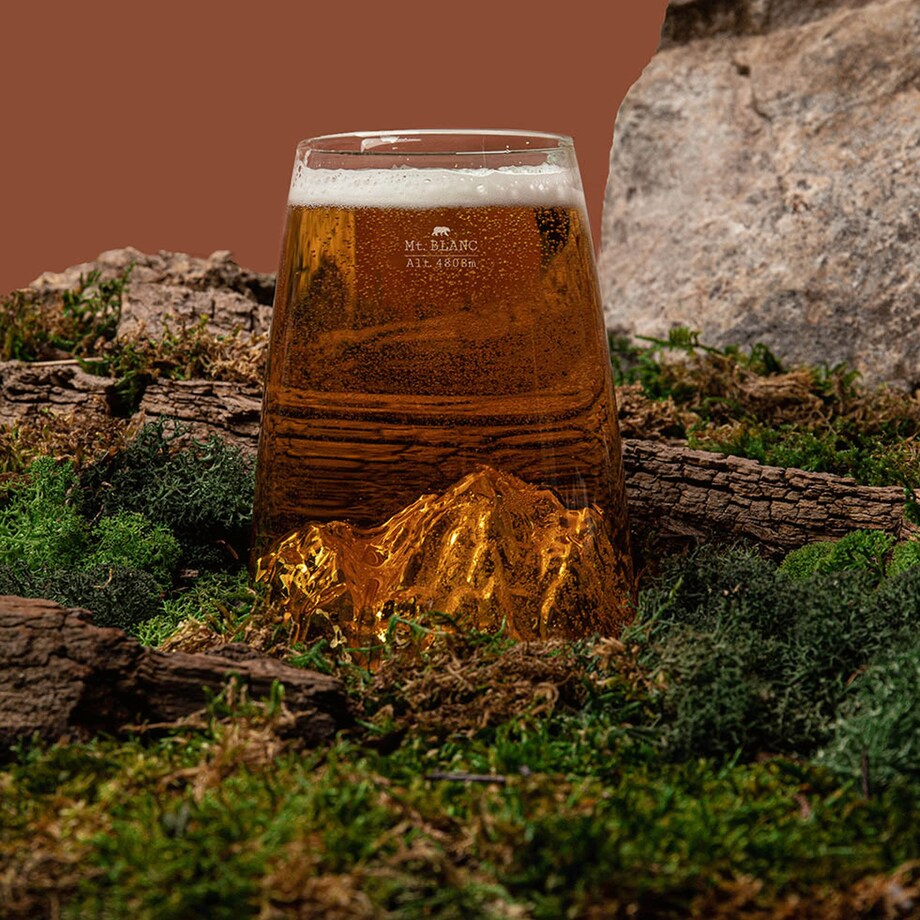 Szklanka Long Drink - Topographic - Mont Blanc