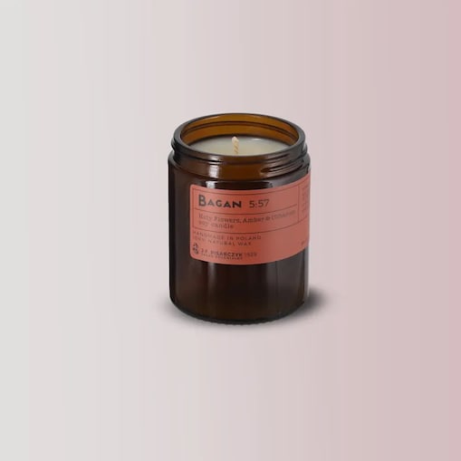 BAGAN 5:57 Holy Flowers, Amber & Olibanum - Naturalna Świeca Sojowa - Kolekcja Travels