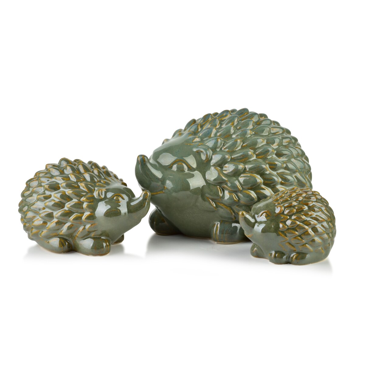 MAVE GREEN Figura jeż ceramiczny 10x8x7cm