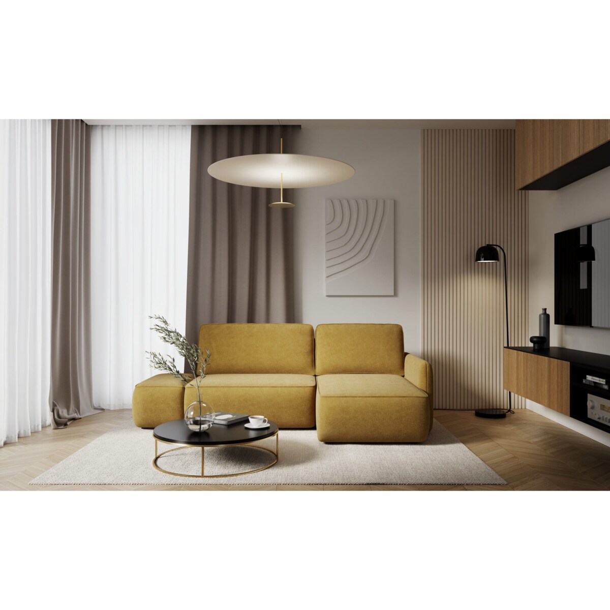 Narożnik CREMONA L - z pojemnikiem Kolor: Cremona 48