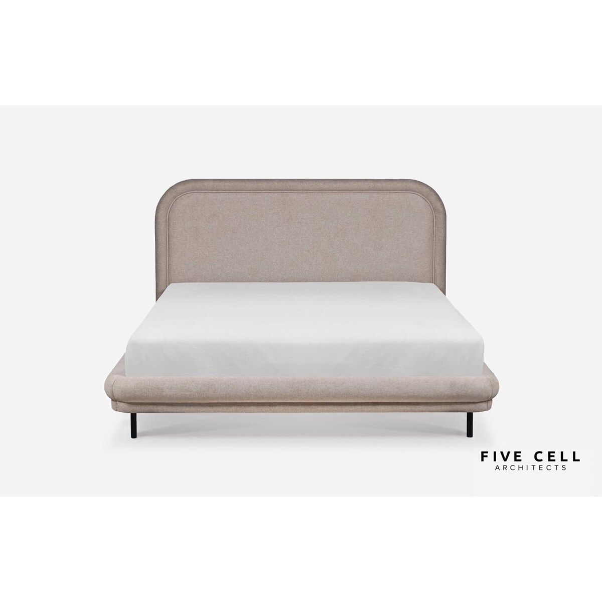 Łóżko Minima (180x200) w tkaninie Brooklyn Camel