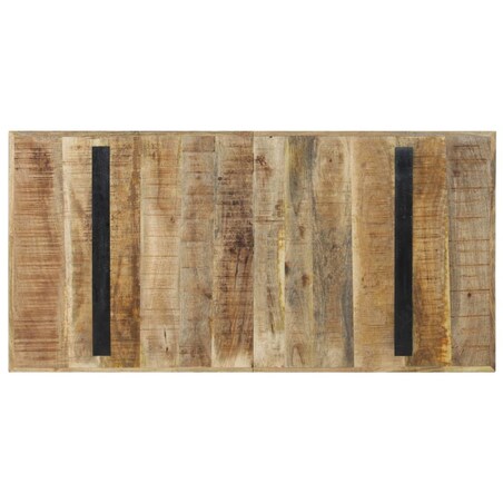 vidaXL Stół jadalniany, 140 x 70 x 76 cm, surowe drewno mango