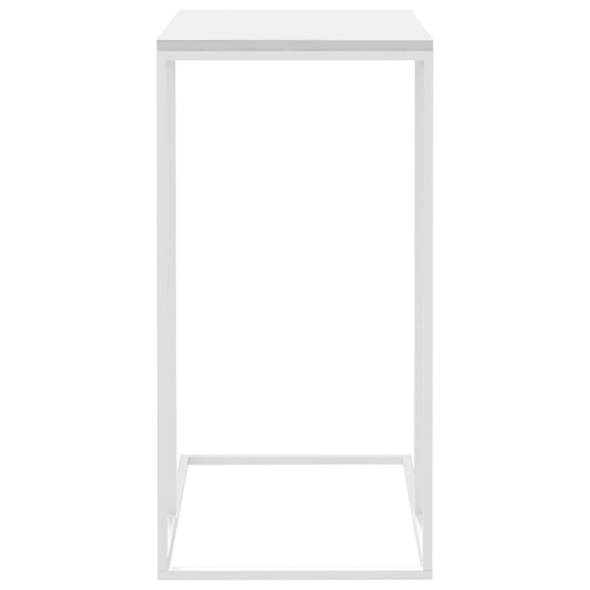 vidaXL Stolik boczny, biały, 40x30x59 cm, materiał drewnopochodny