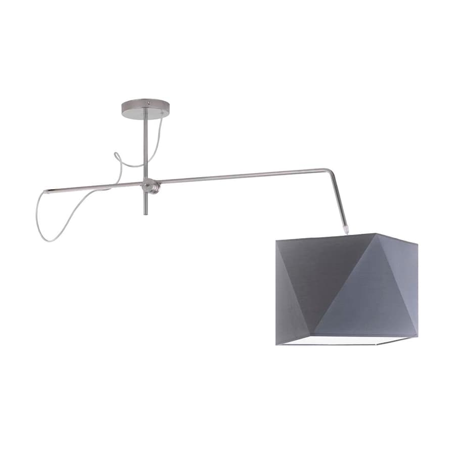 Lampa wisząca przegubowa sufitowa regulowana z abażurem diament MODERN