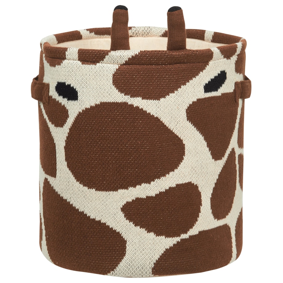 Zestaw 2 koszy bawełnianych beżowo-brązowy POMANG