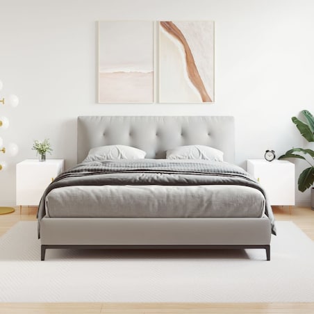 vidaXL Szafki nocne, 2 szt., białe z połyskiem, 40x40x50 cm