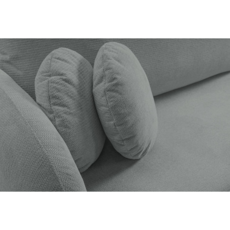 Nowoczesny narożnik rozkładany OLIVIO prawy - ciemnoszary