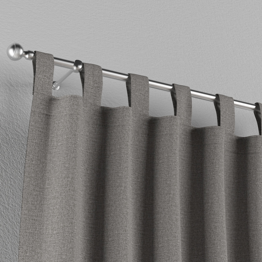 Zasłona na szelkach 1 szt. 130x245 szary