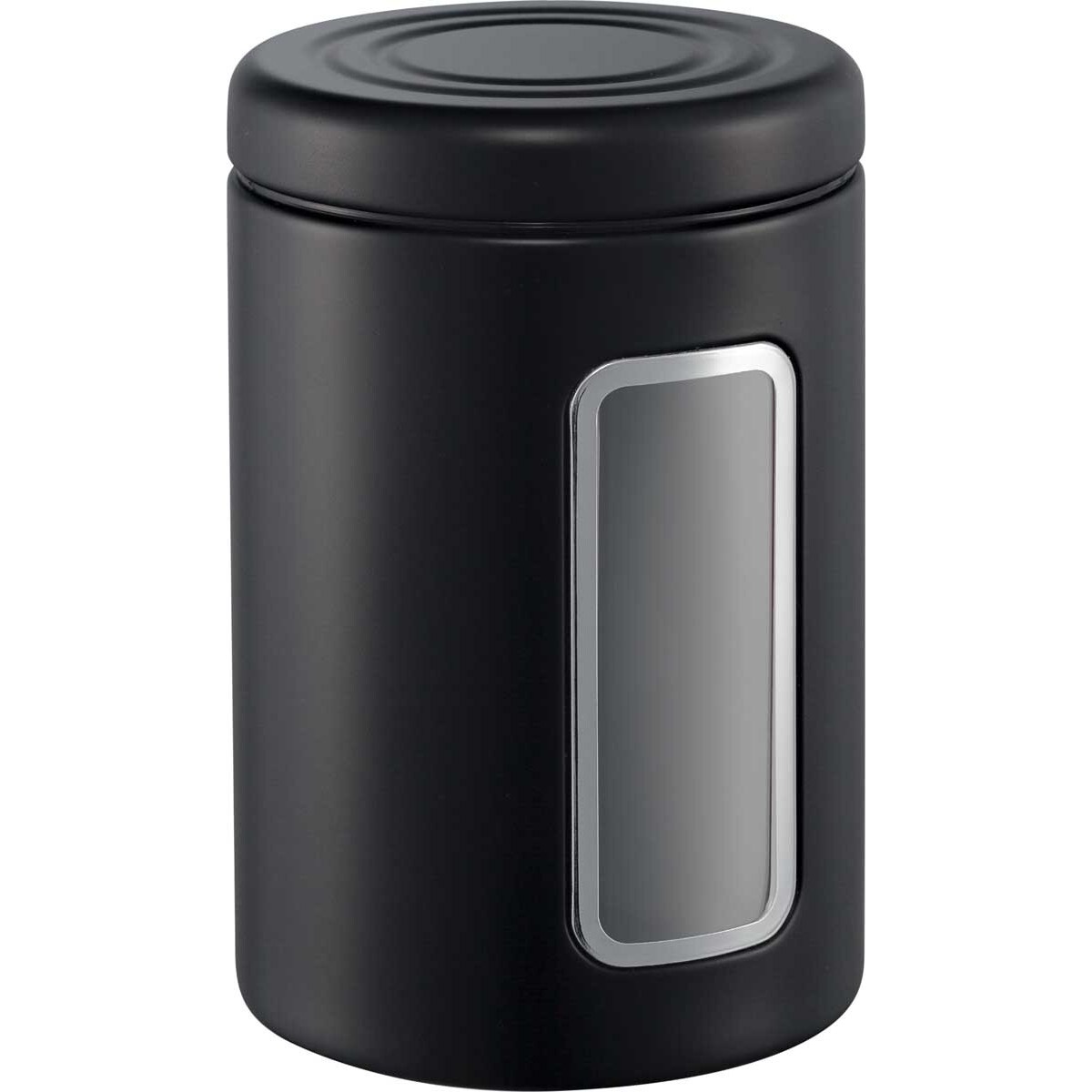 Pojemnik z okienkiem 2l CL czarny MATT Wesco