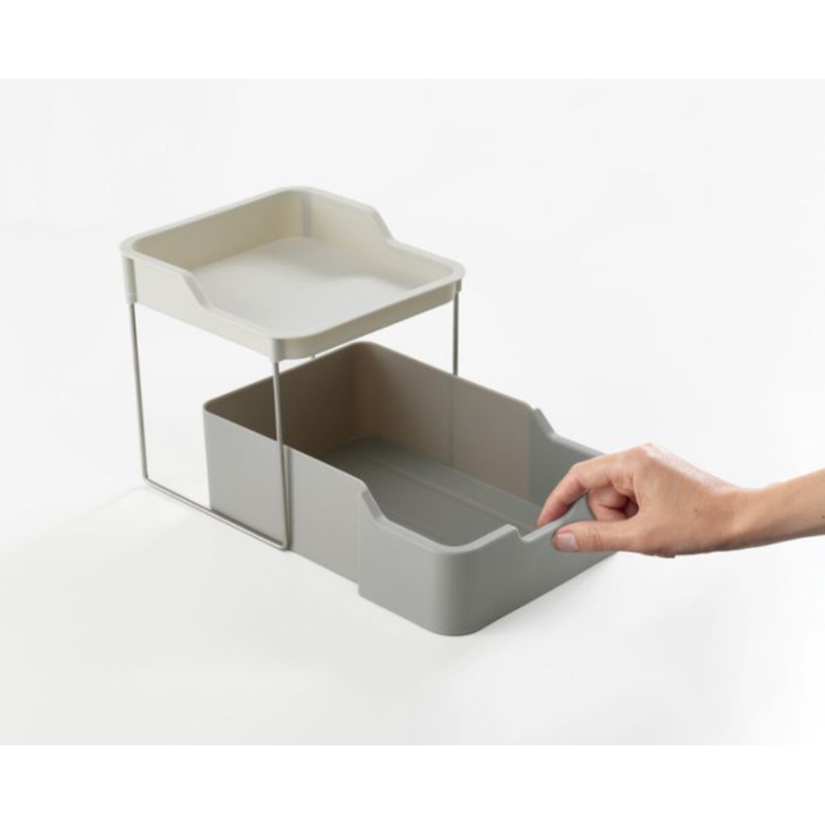 Organizer dwupoziomowy do szafki Duo Joseph Joseph